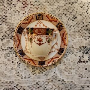 Colclough Bone China Demitasse Small Cup & Saucer, Made In Longton, England